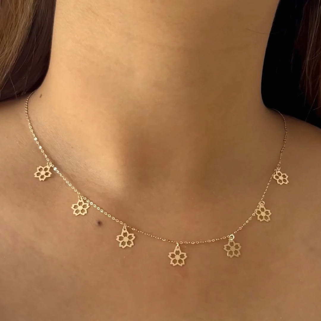 Floral Charm Necklace