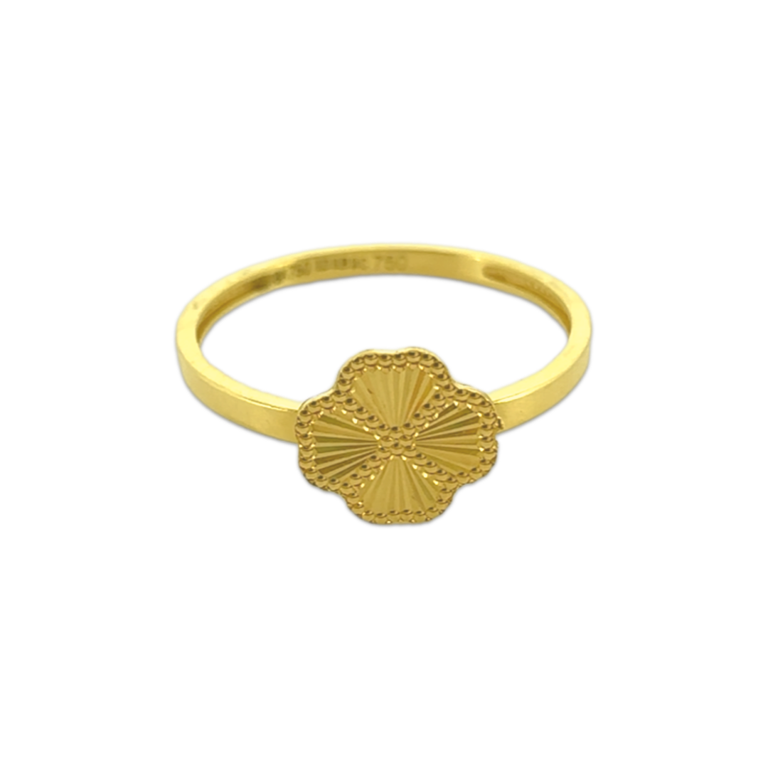 Sparkle Quad Flower Ring | Size 13