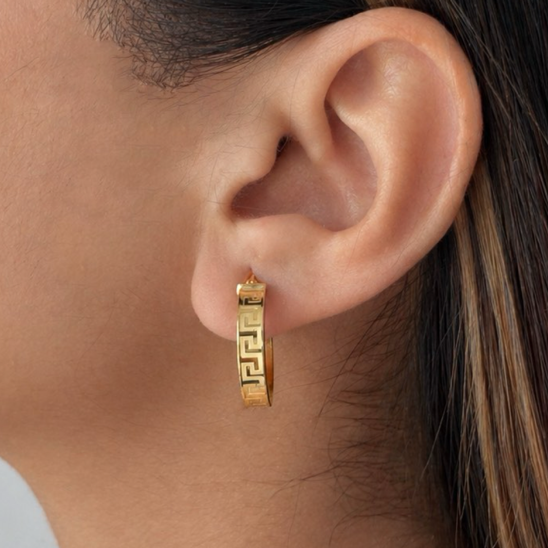 Thick Meander Hoops