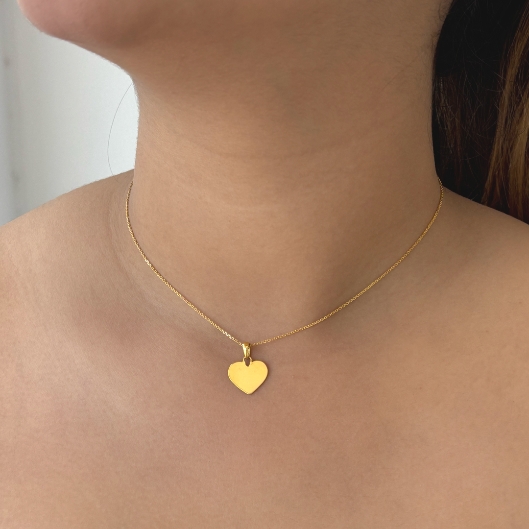 Heart Coin Pendant