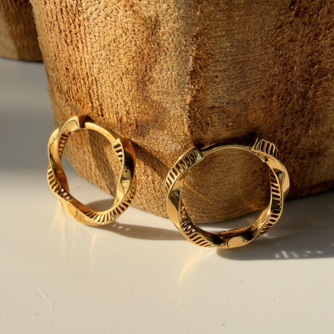 Striped Twister Hoops