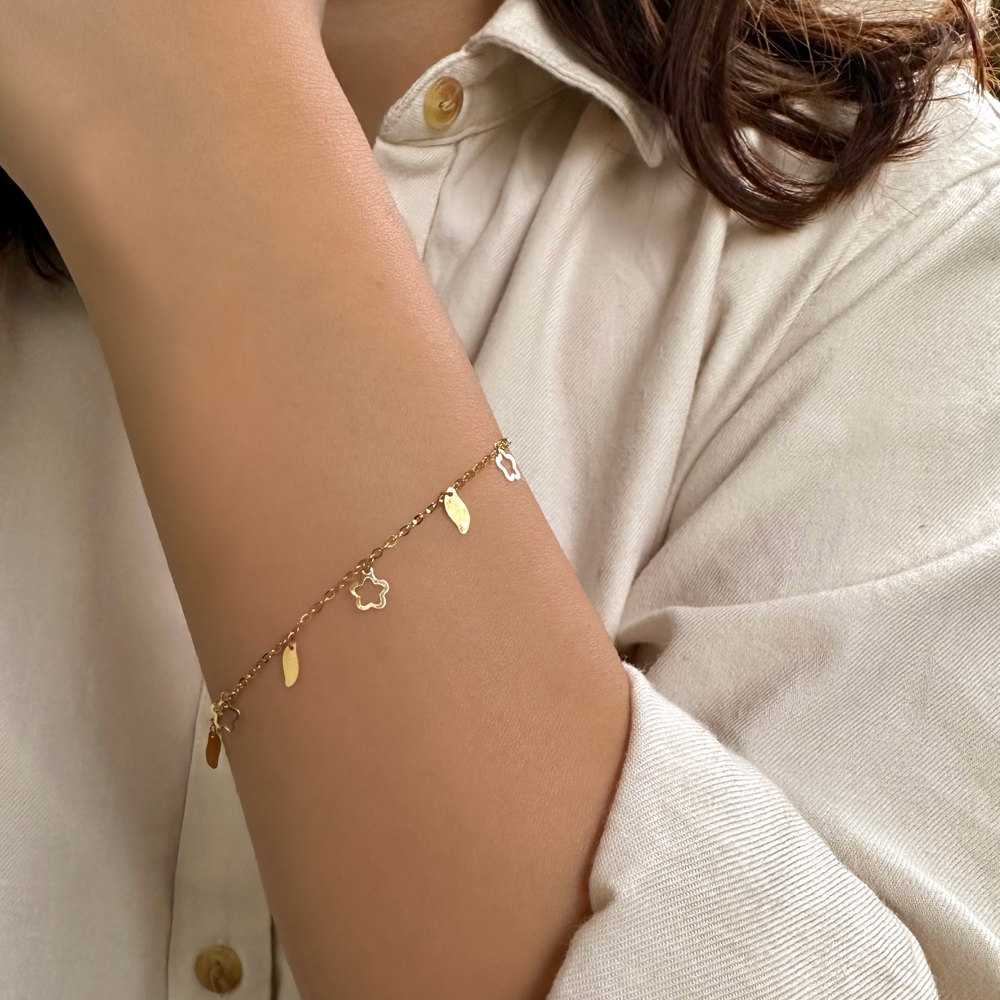 Ladies gold bracelet top designs with price