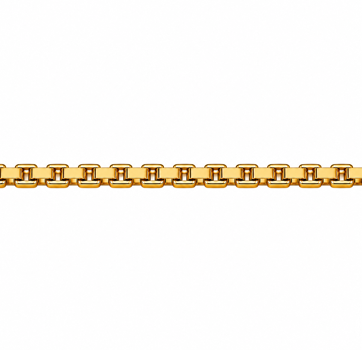 Thin Box Chain | Yellow
