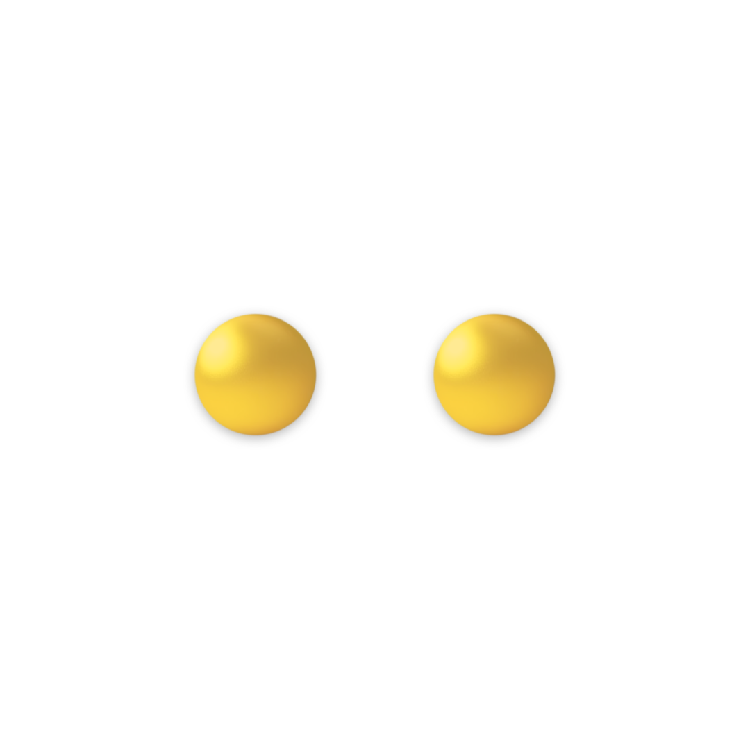 Gold Ball Studs -4.7 mm