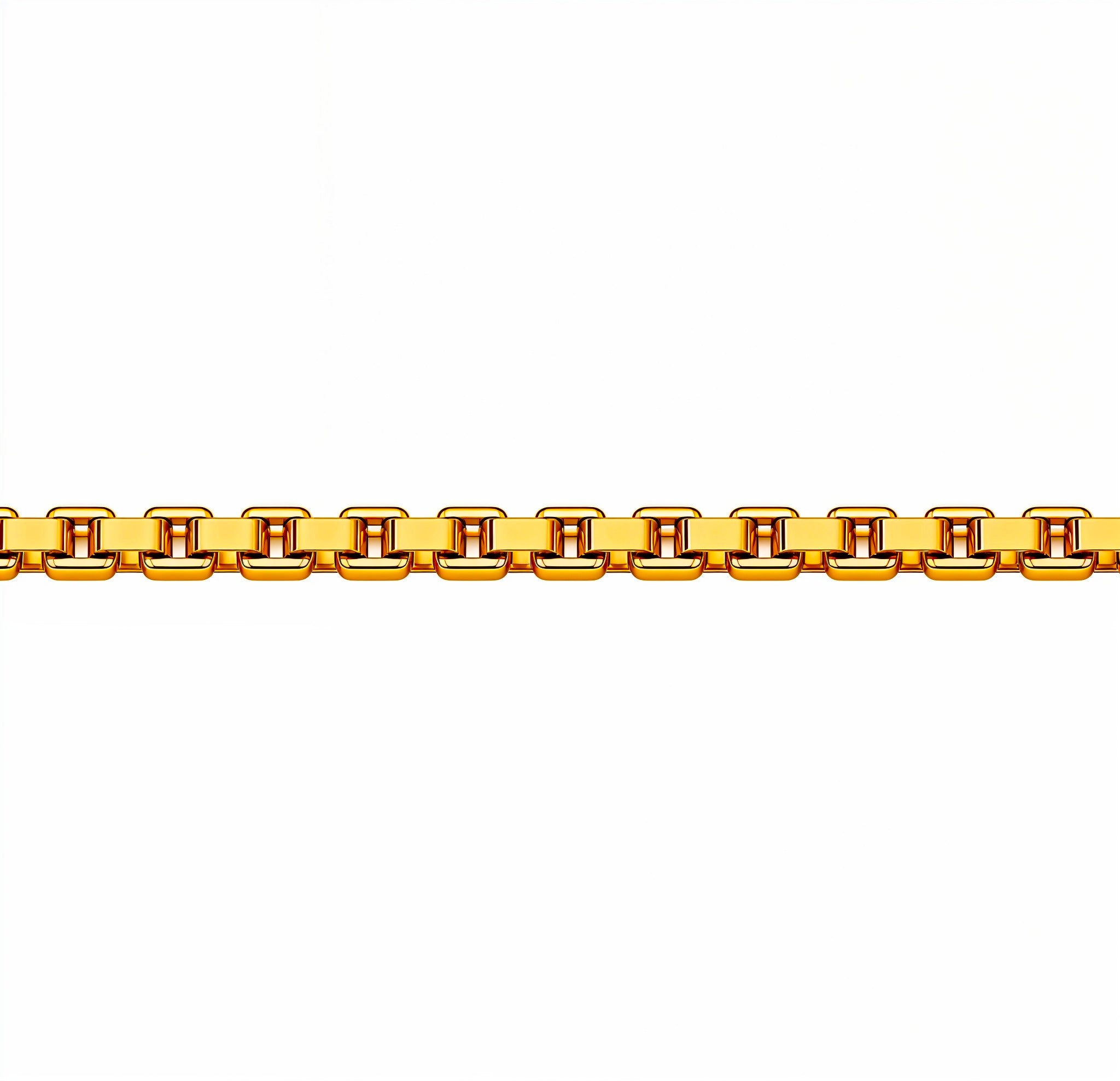 Thin Box Chain | Yellow