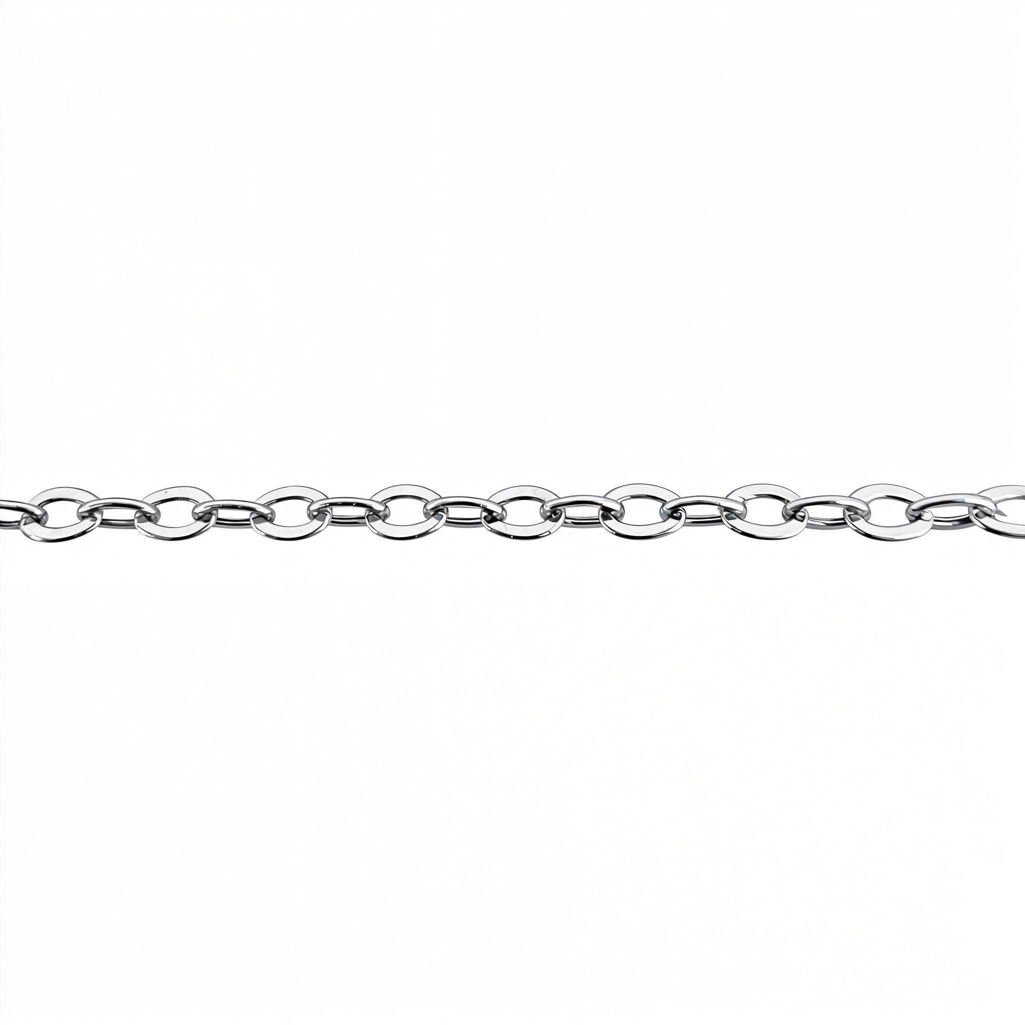 Bold Cable Chain | White