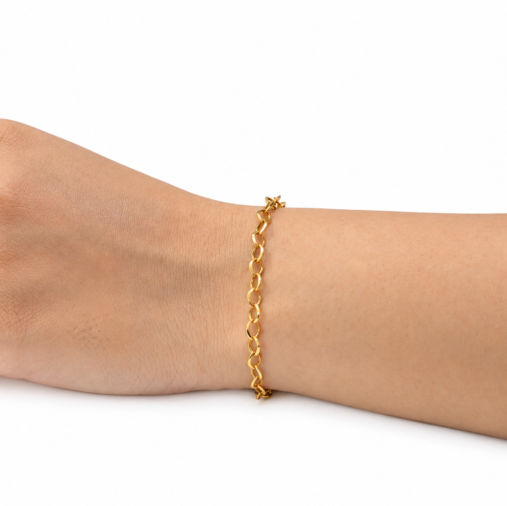 Rhombus Link Bracelet