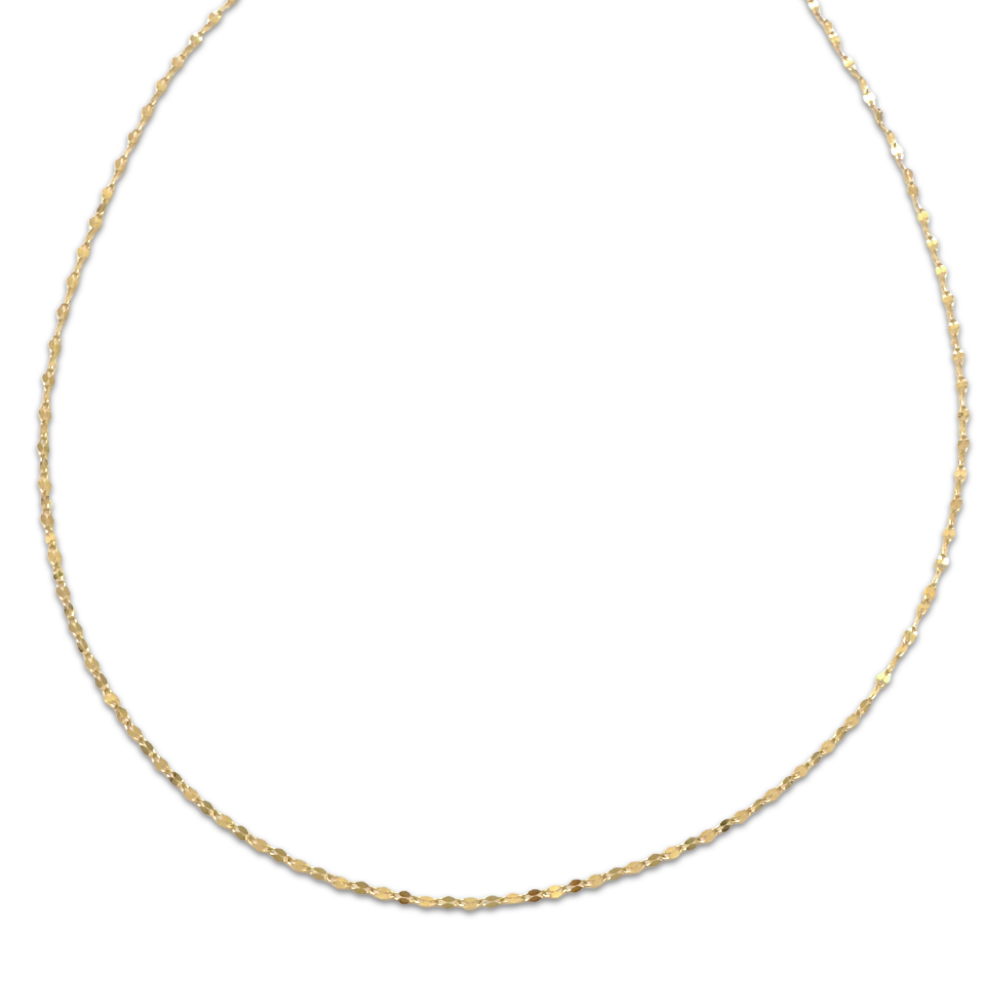 White and 2025 yellow gold chain
