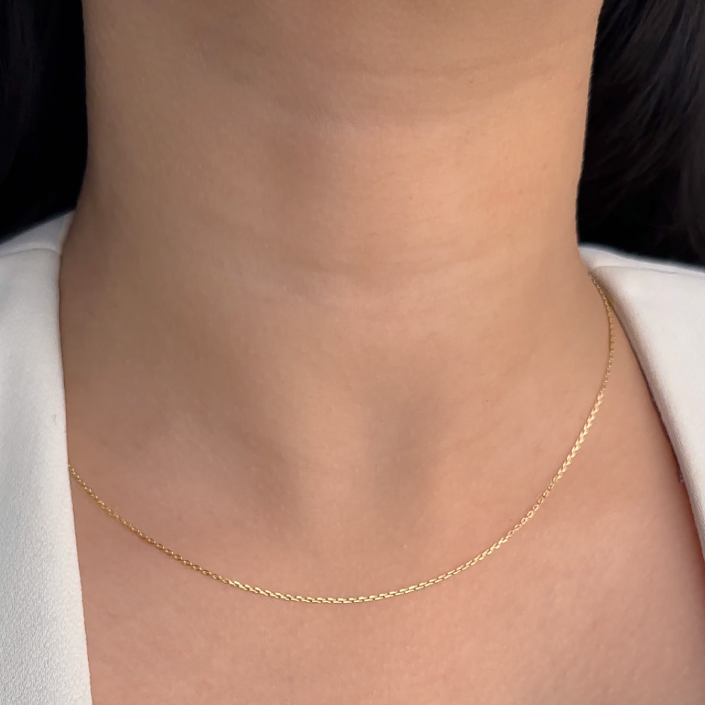 Thin Snake Chain Necklace Silver – Muli Collection