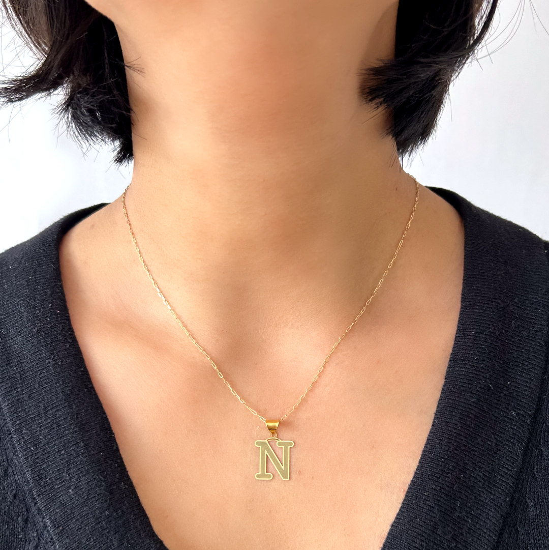 Bold Initial Pendant