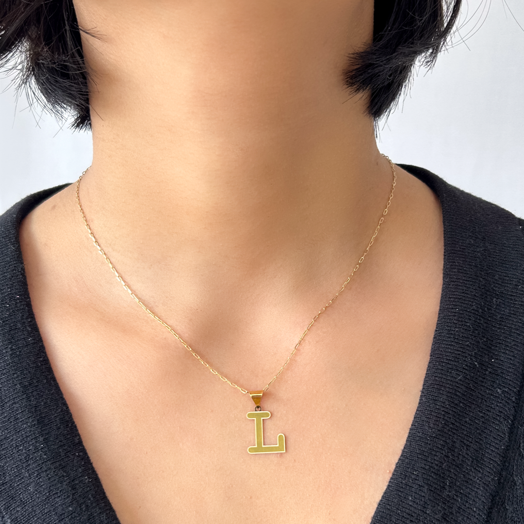 Bold Initial Pendant