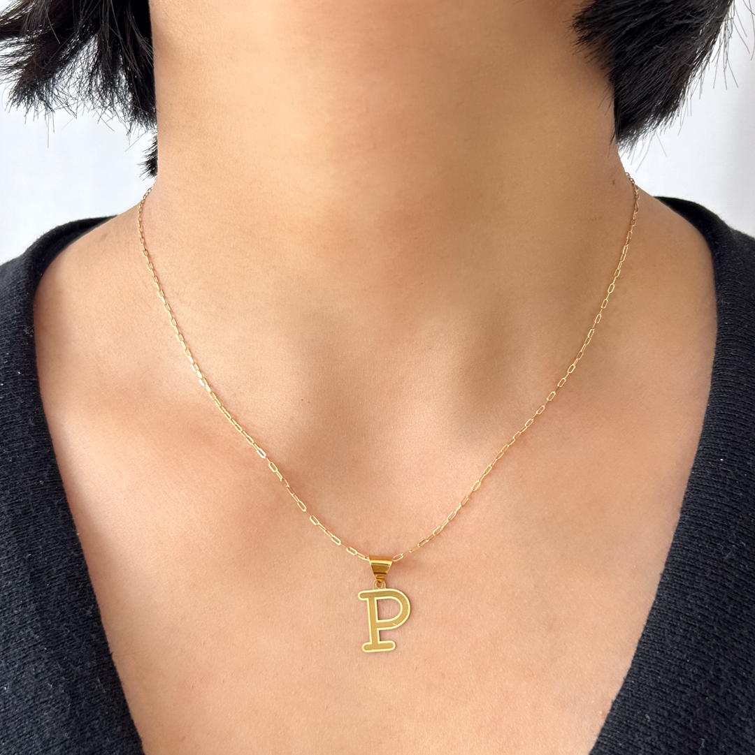 Bold Initial Pendant