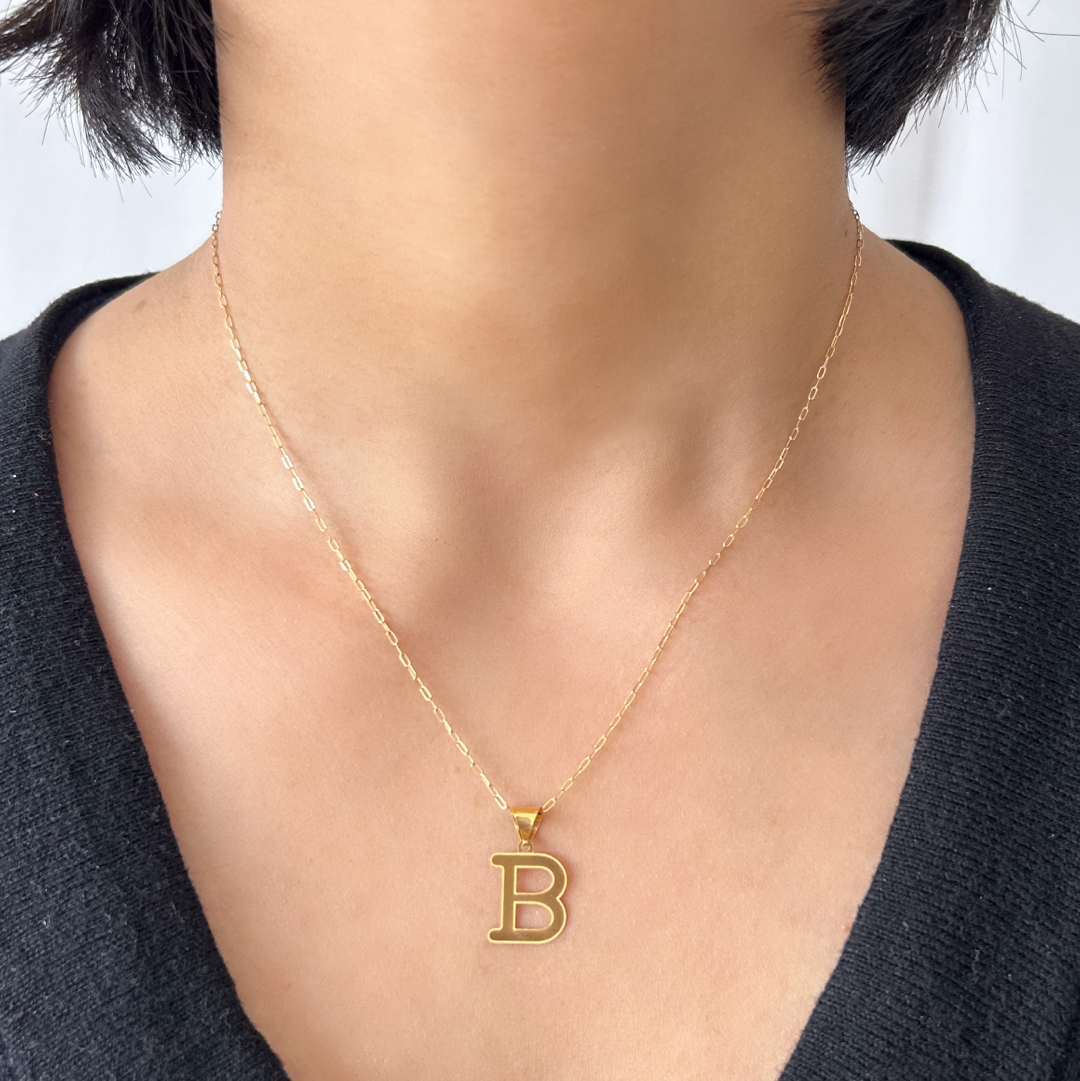 Bold Initial Pendant