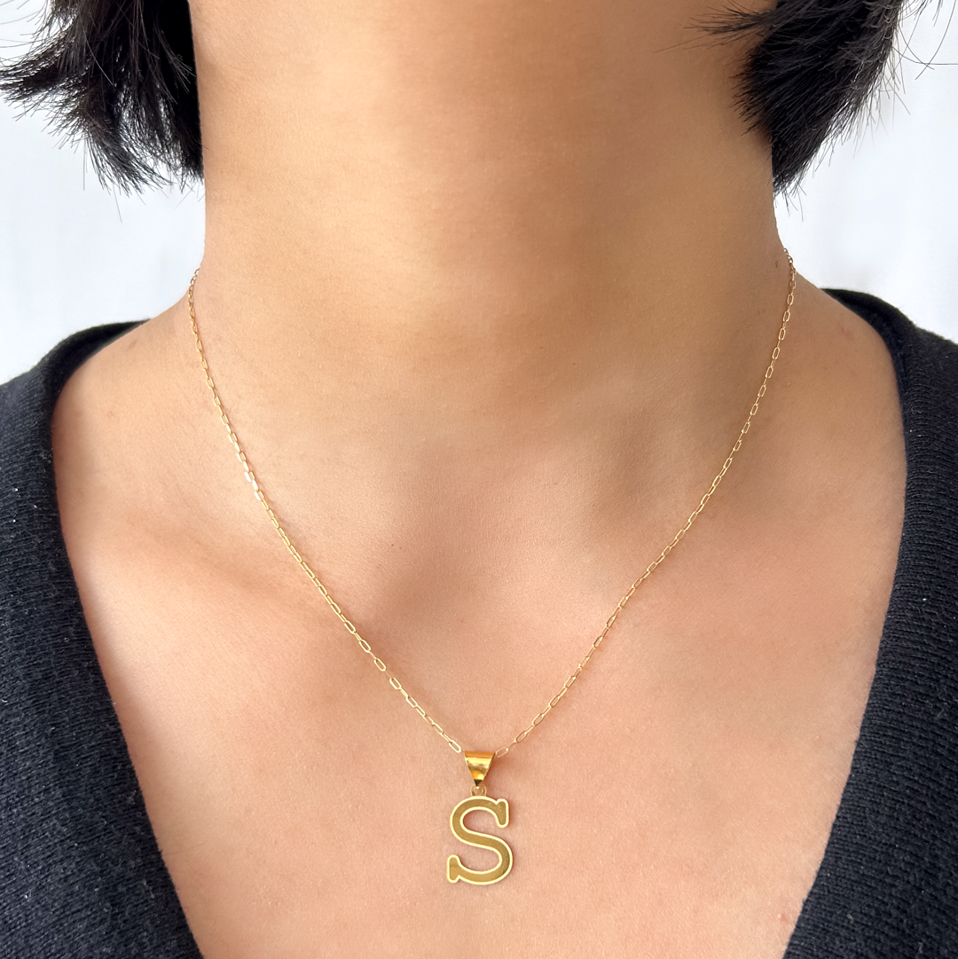 Bold Initial Pendant