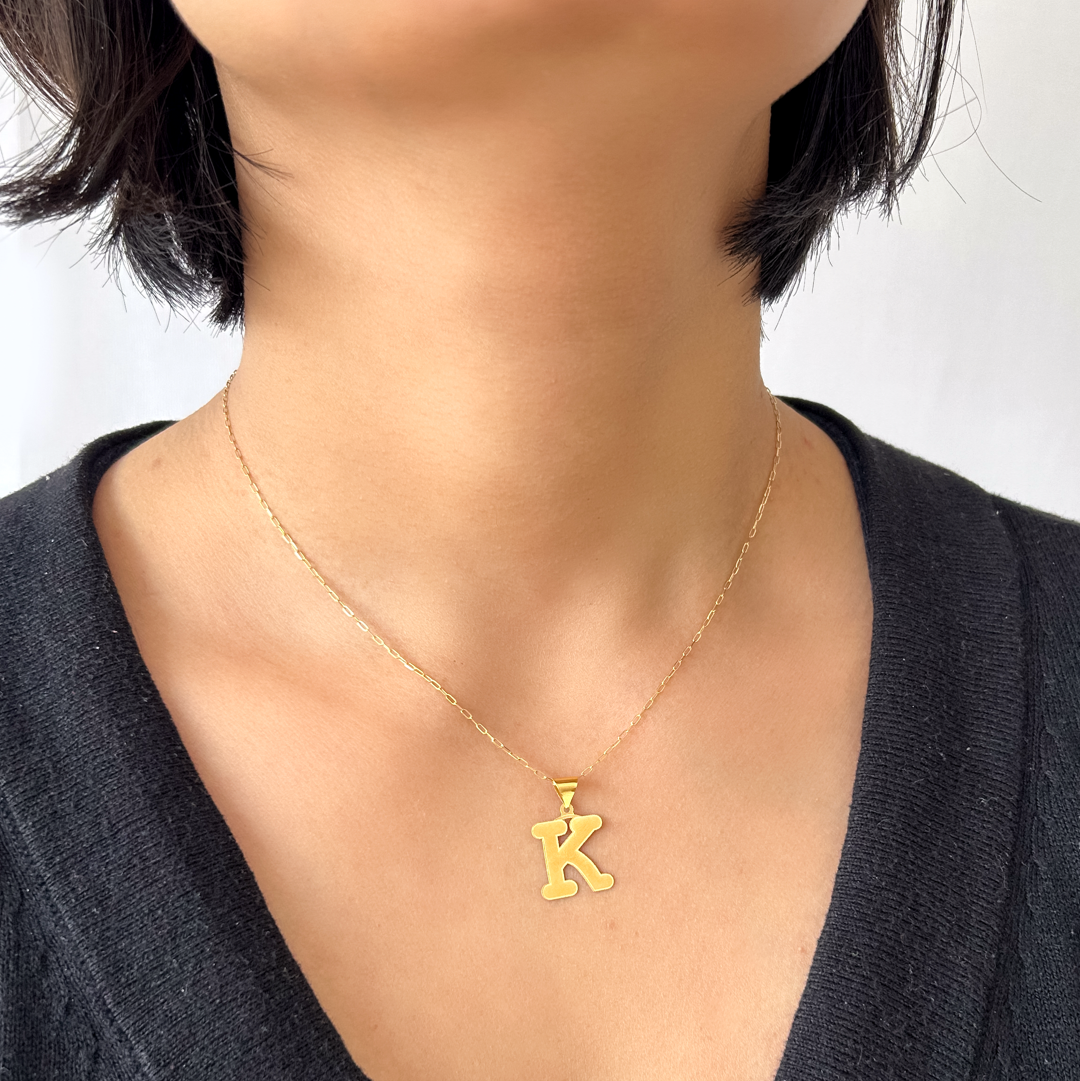 Bold Initial Pendant