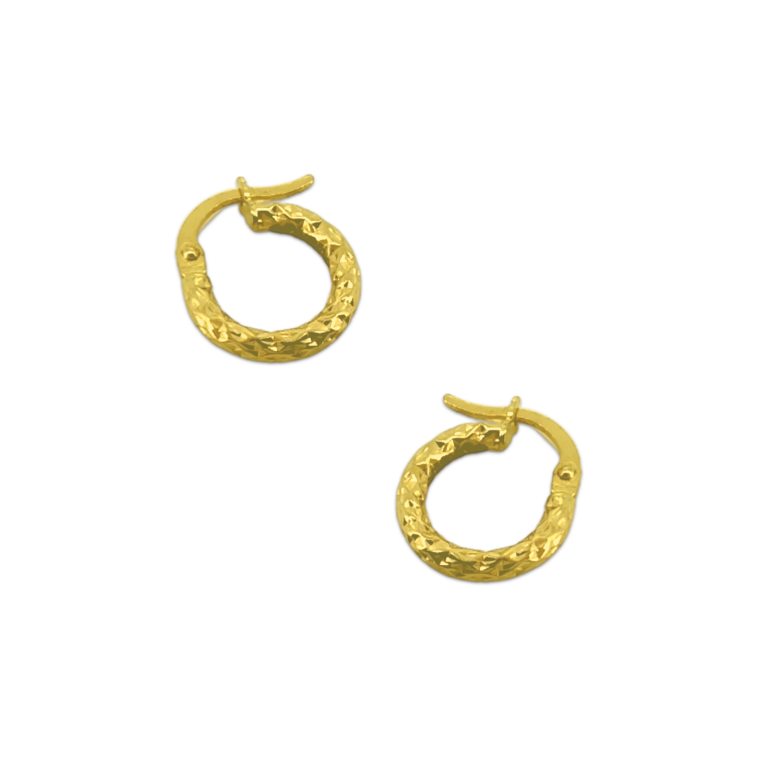 Bold Sparkle Hoops