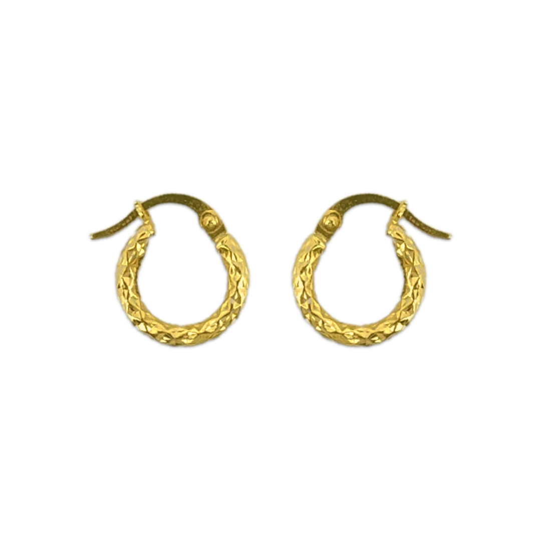 Bold Sparkle Hoops