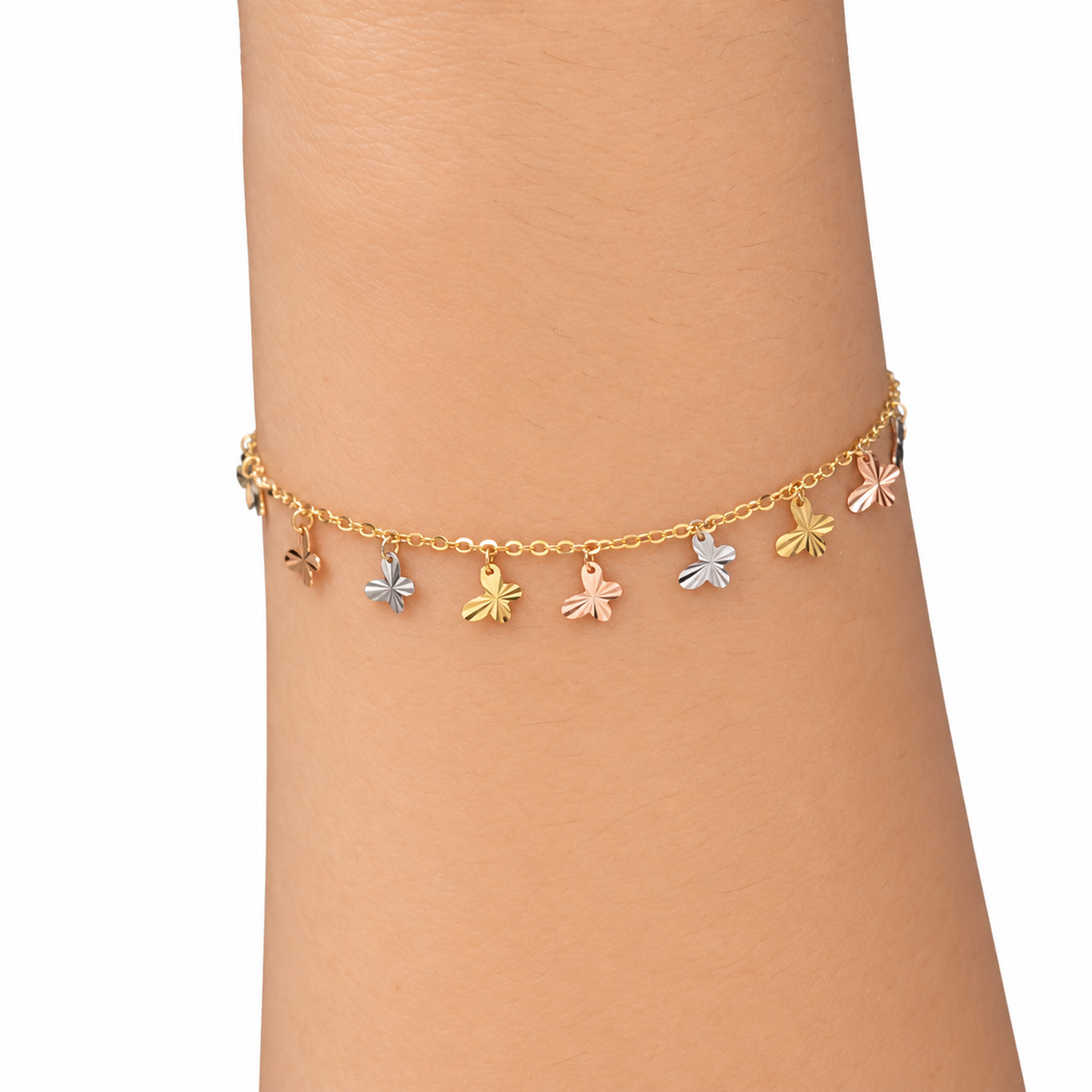 Multi Butterfly Dangler Bracelet