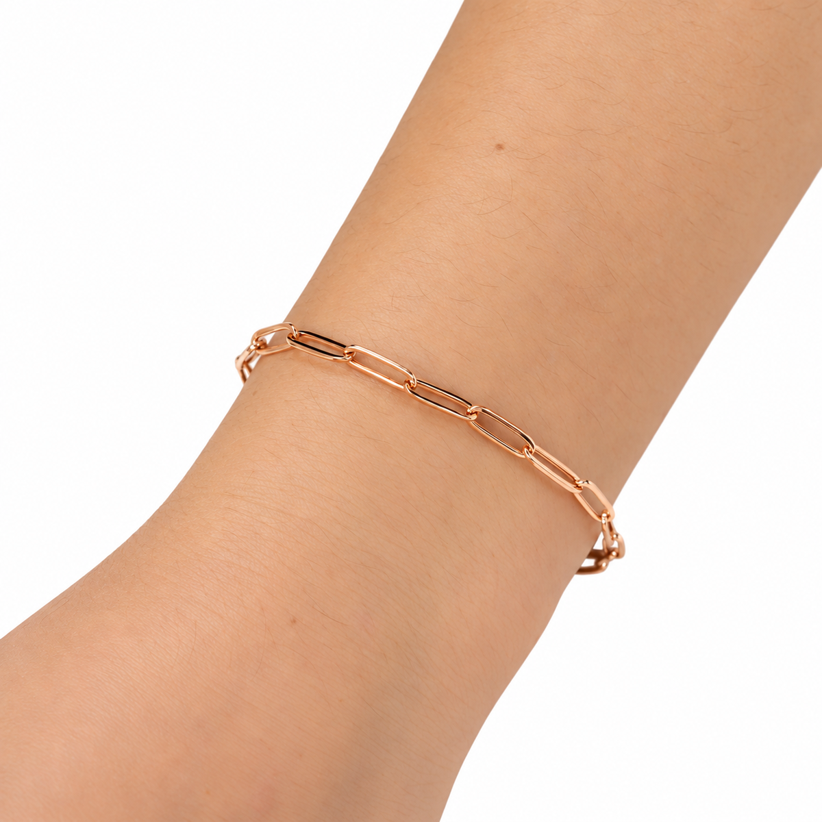 Rose Paperclip Bracelet