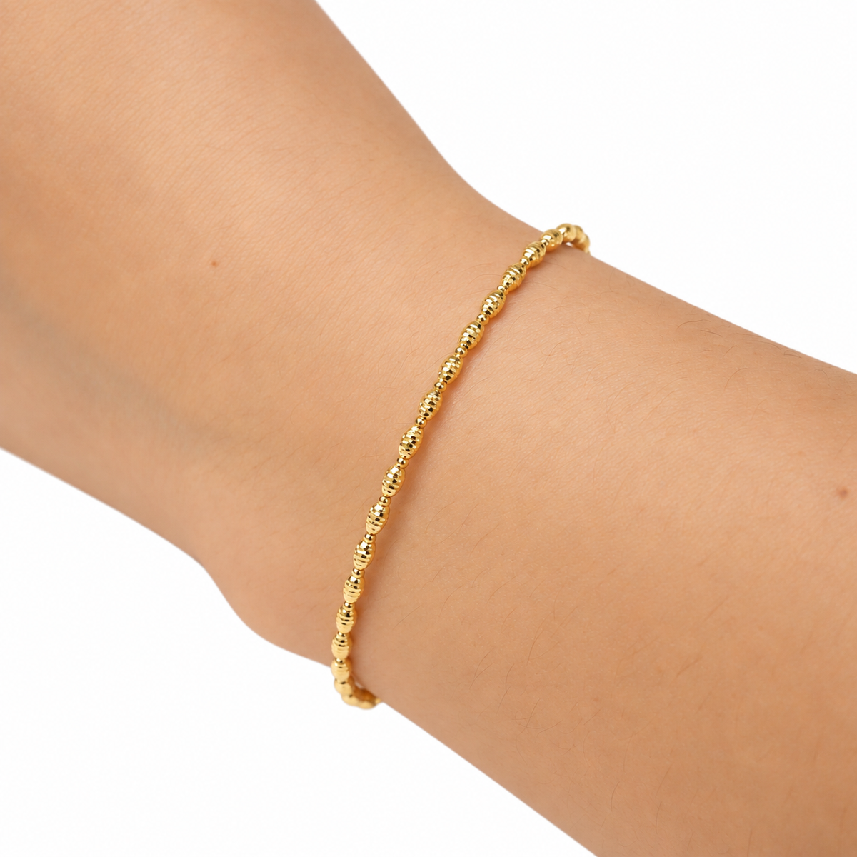 Sparkle Pebble Cuff Bracelet