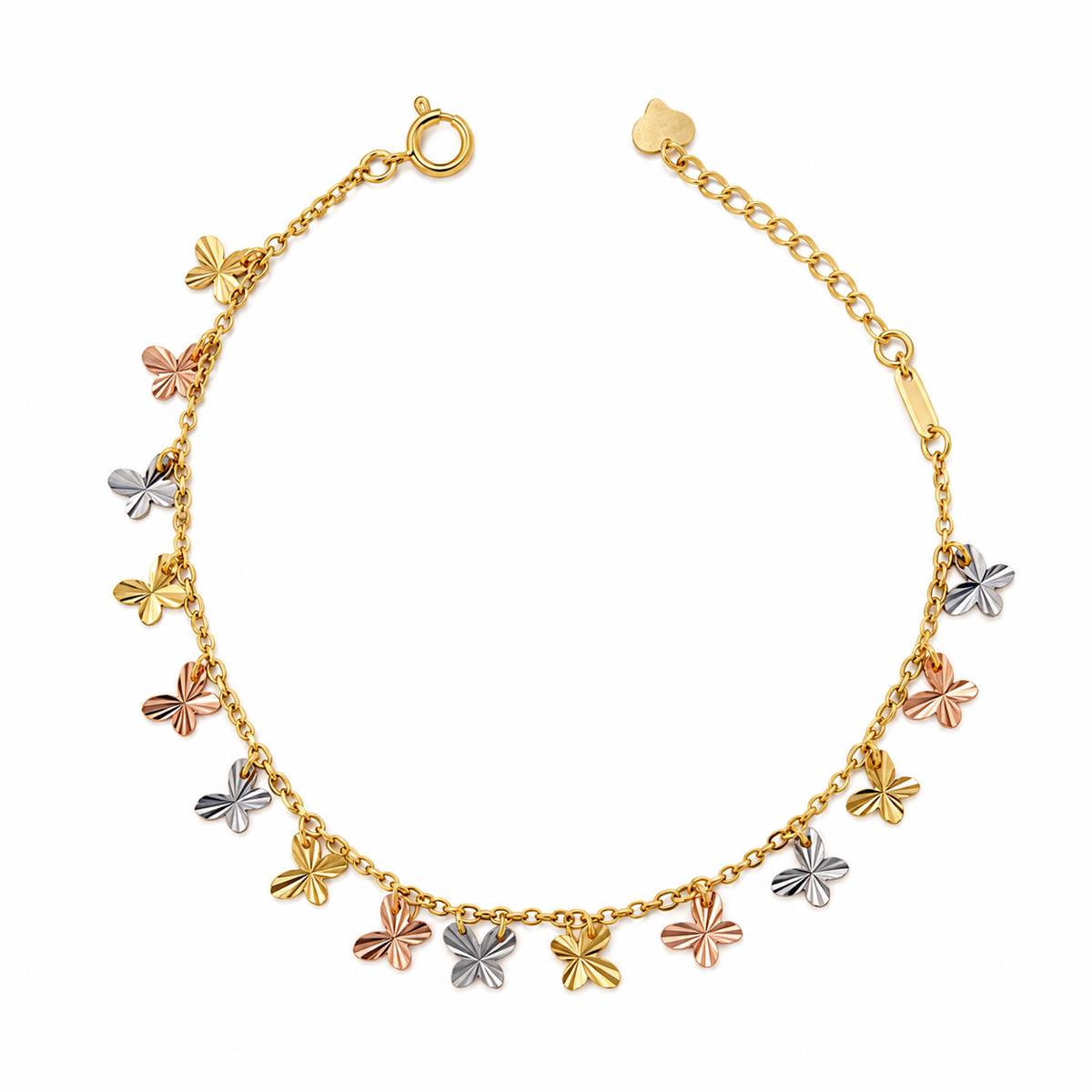 Multi Butterfly Dangler Bracelet