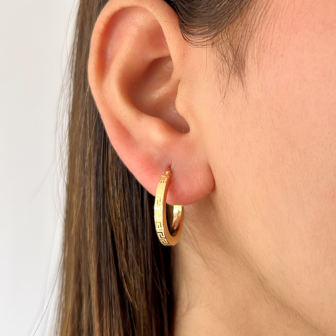 Classic Flat Meander Hoops