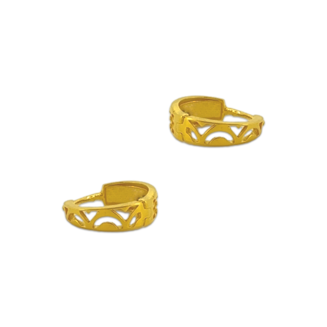 Dual Textured Hoops
