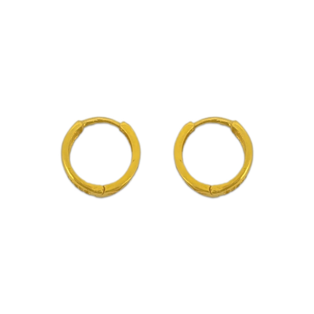 Dual Textured Hoops