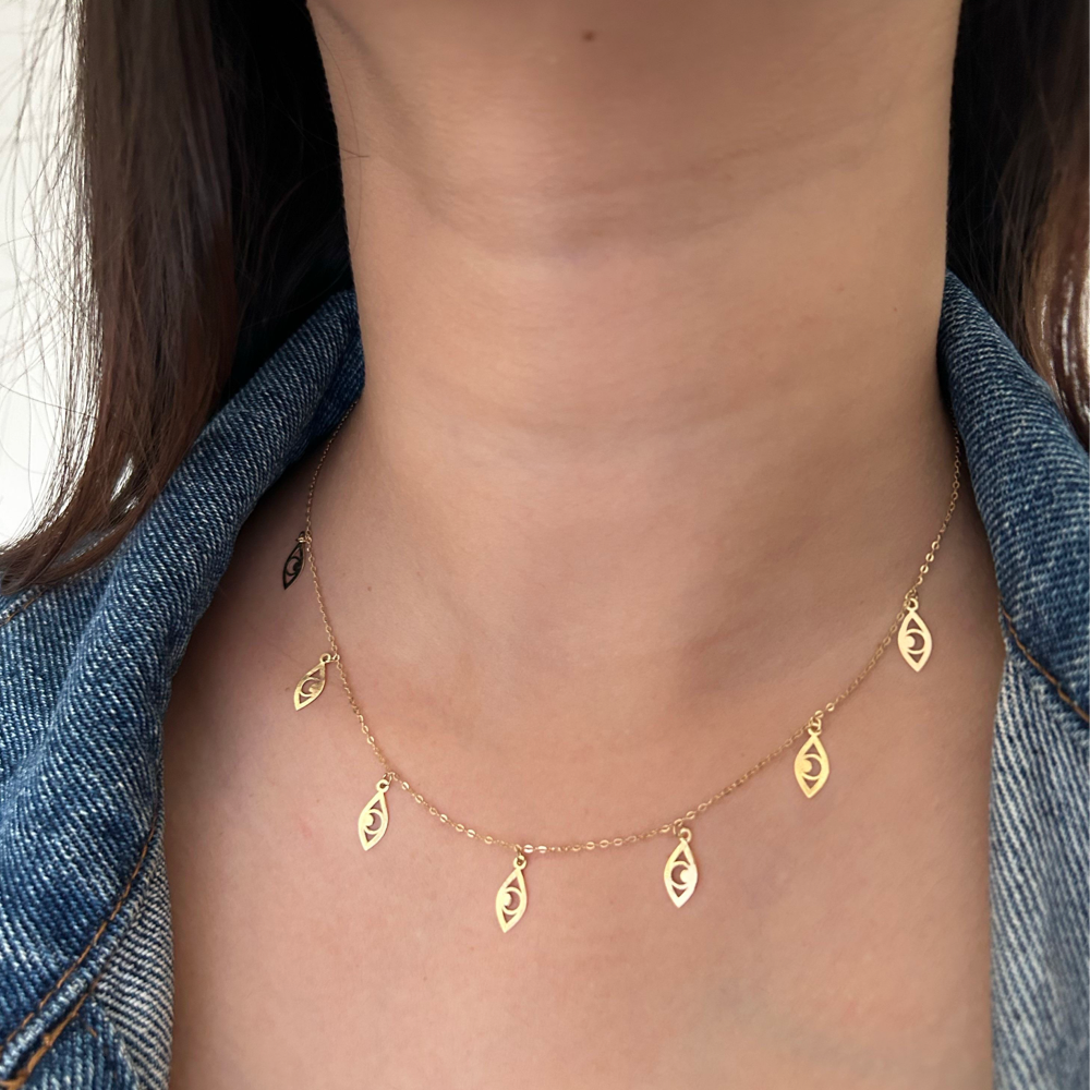 Shop Sydney Evan 14k Gold & Diamond Celestial Multi-Charm Necklace