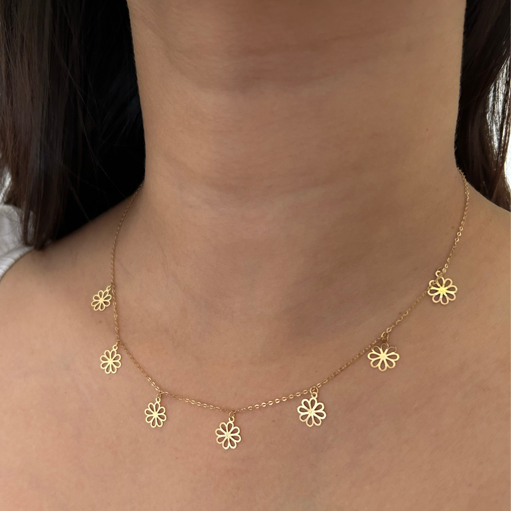 Flora Charm Necklace