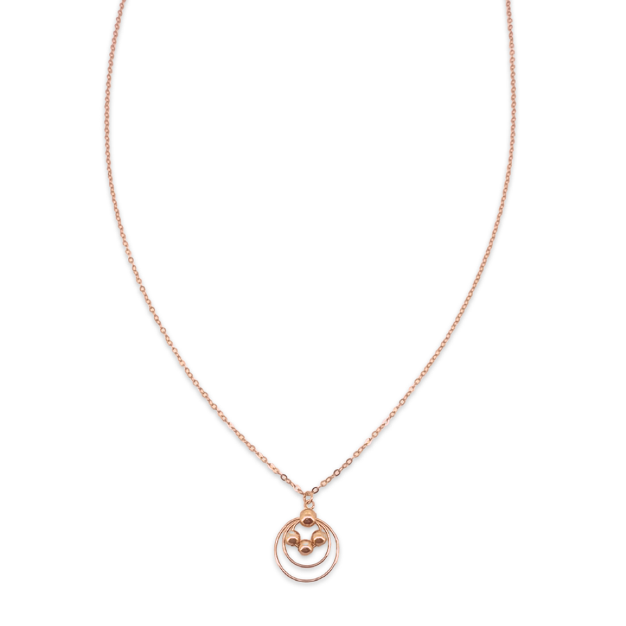Rose Celestial Orbit Necklace
