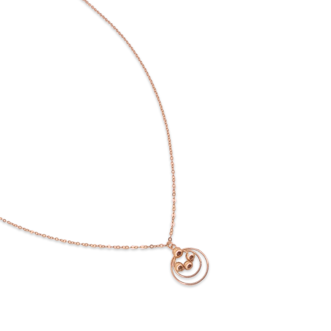 Rose Celestial Orbit Necklace