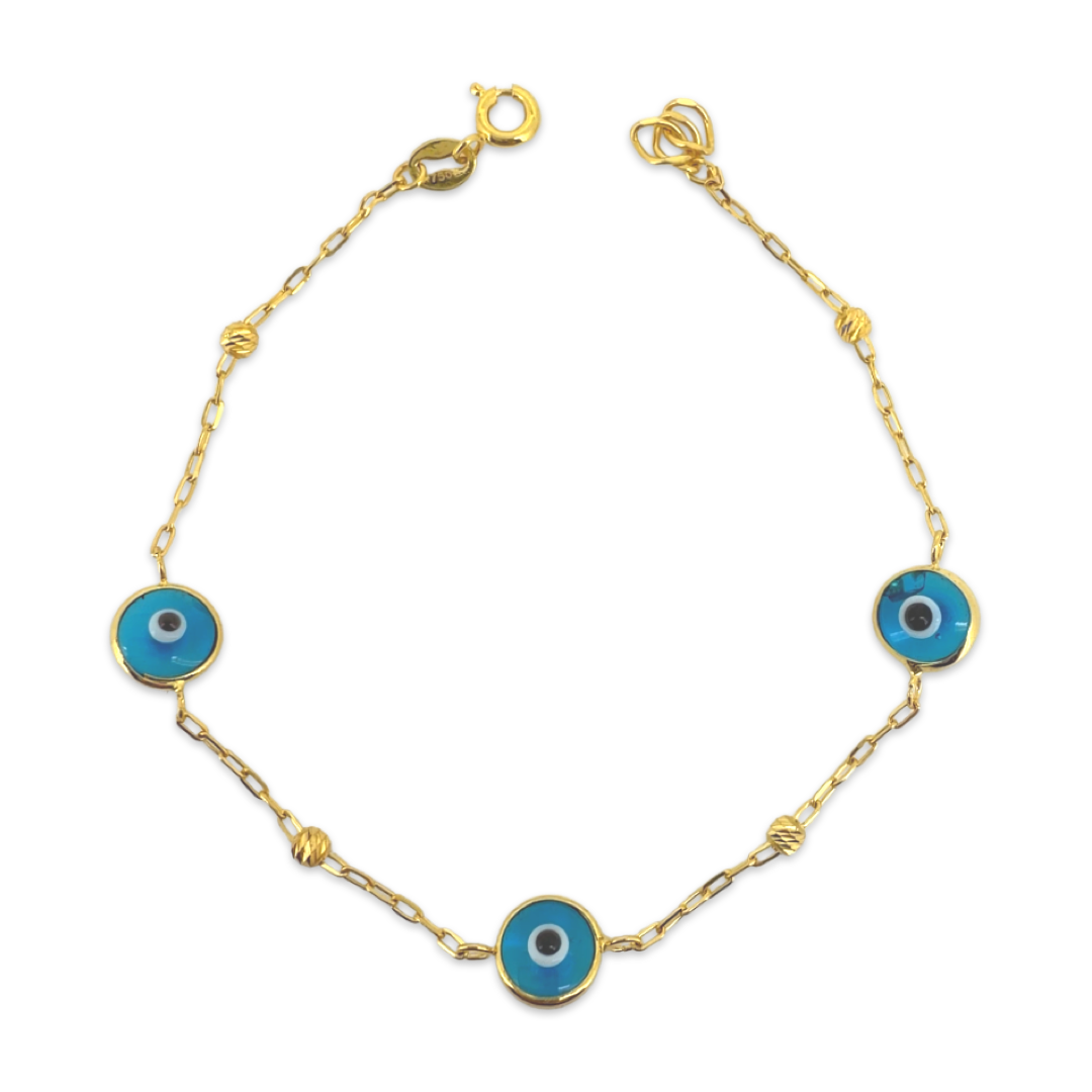 Evil Eye Bead Bracelet
