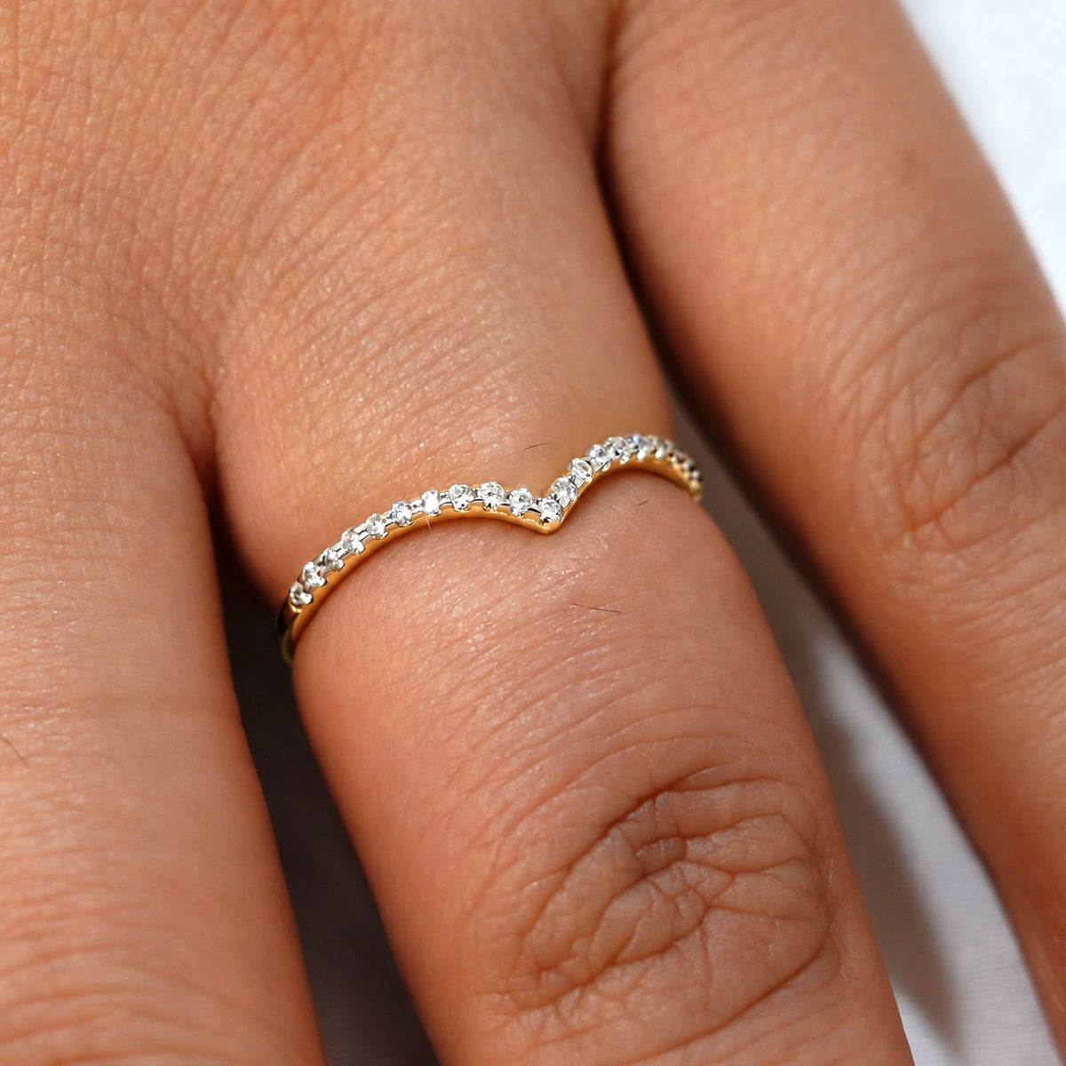 Studded Crown Ring