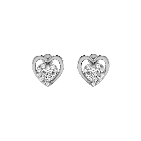 Heart Embrace Studs