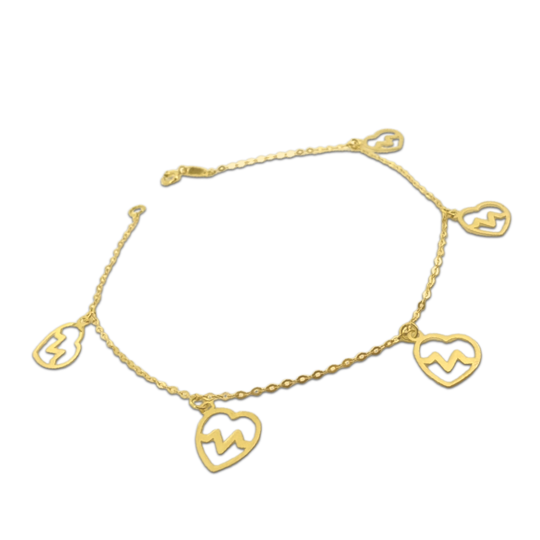 Heartbeat Charm Bracelet