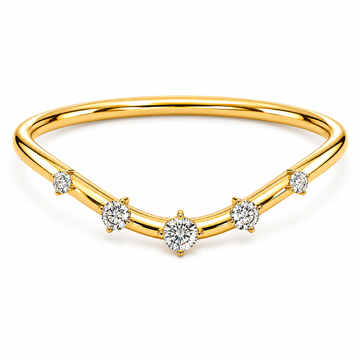Studded Chevron Band