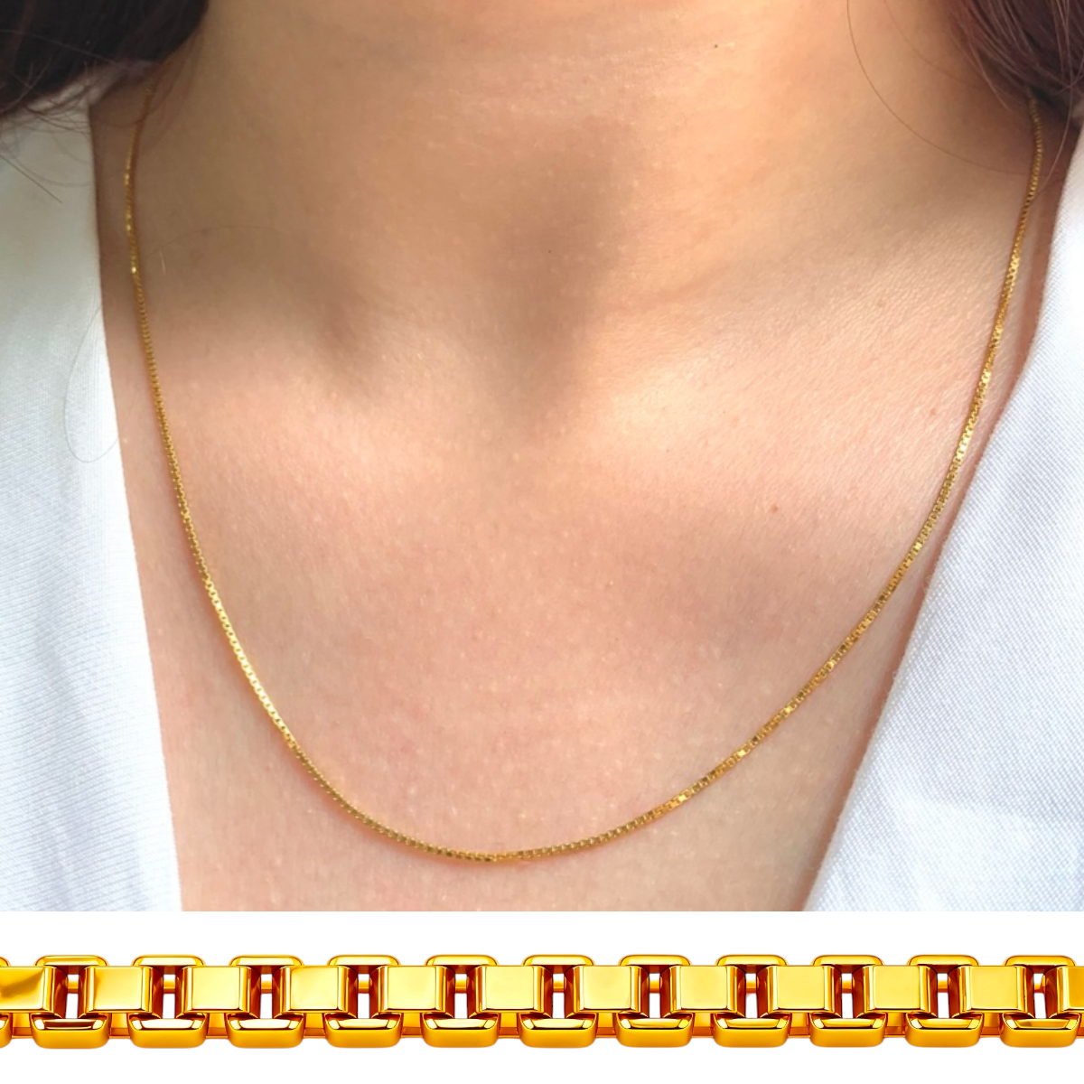 Medium Box Chain-YELLOW
