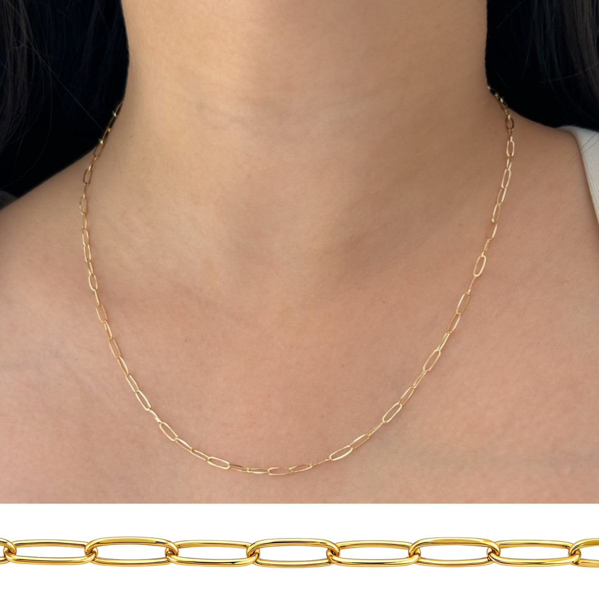 Paperclip Link Chain