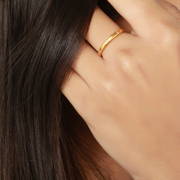Diamond Gypsy Band | Clearance | 14k Size 9