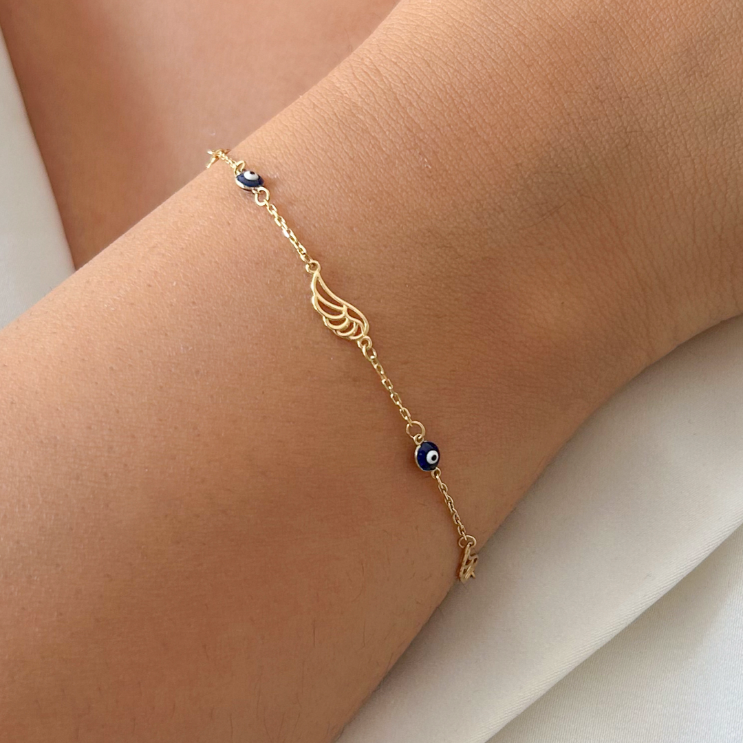 Evil Eye Angel Bracelet