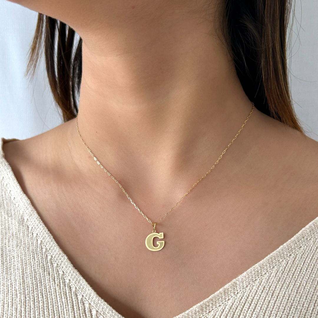 Classic Initial Pendant