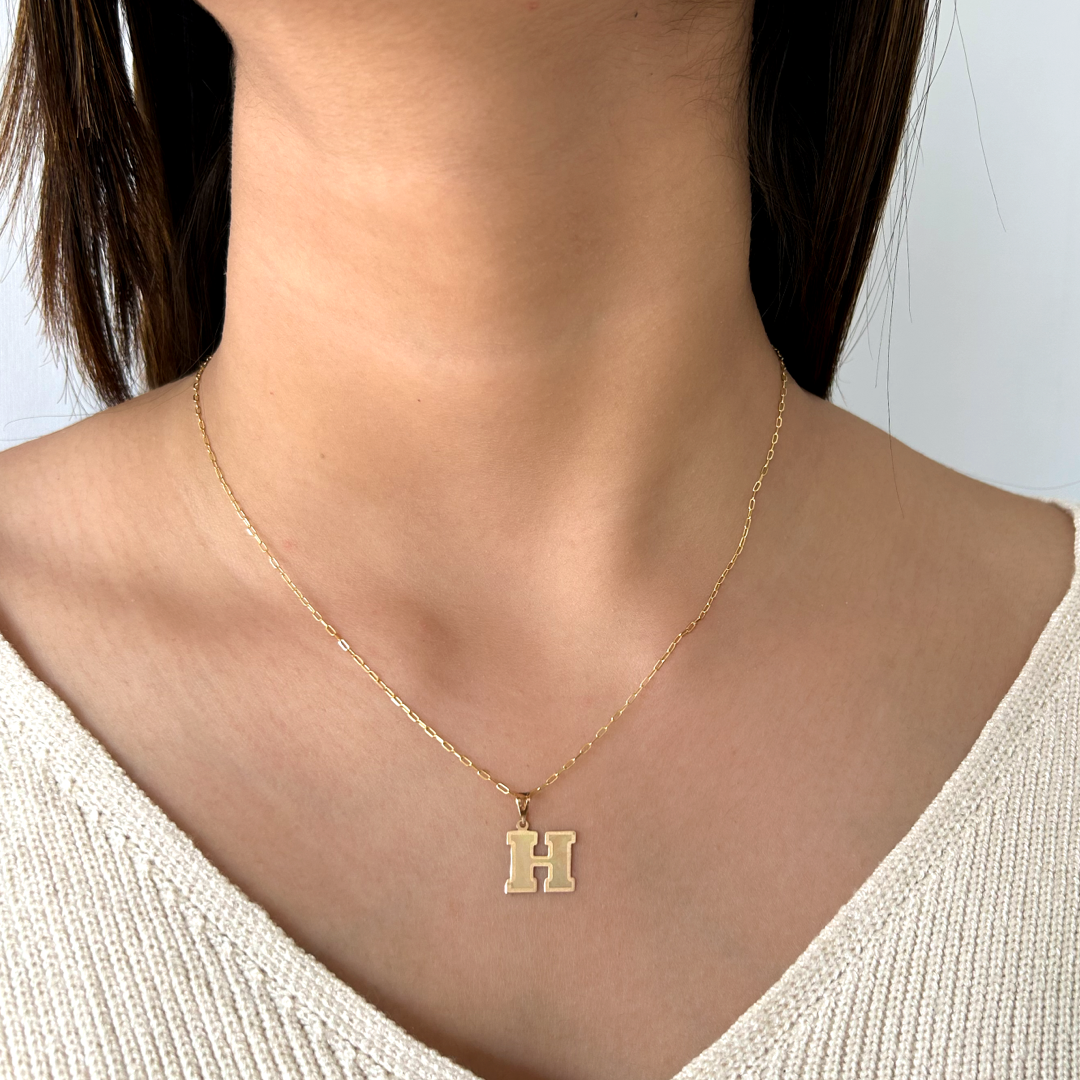 Classic Initial Pendant