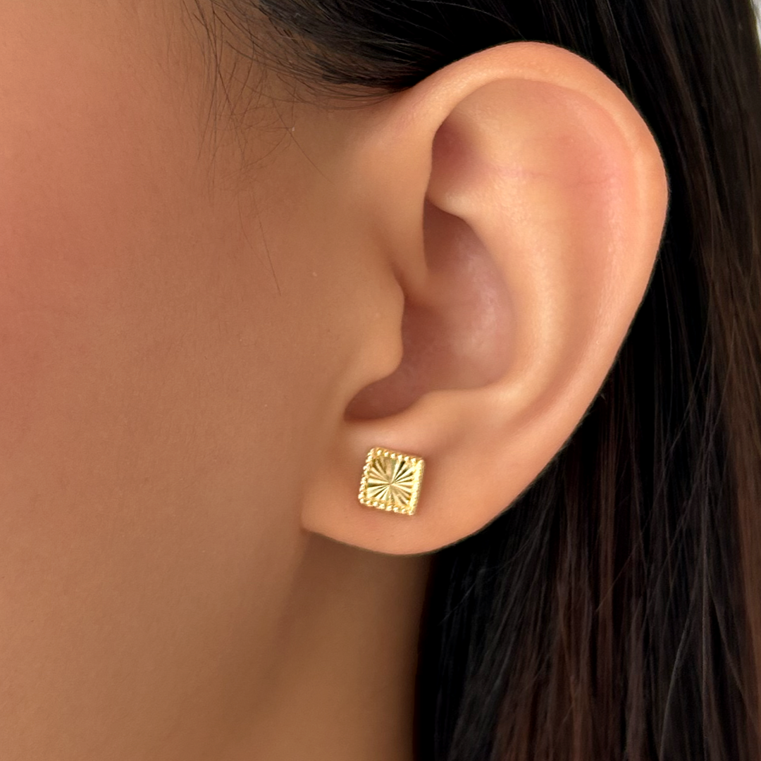 Kaleido Square Studs