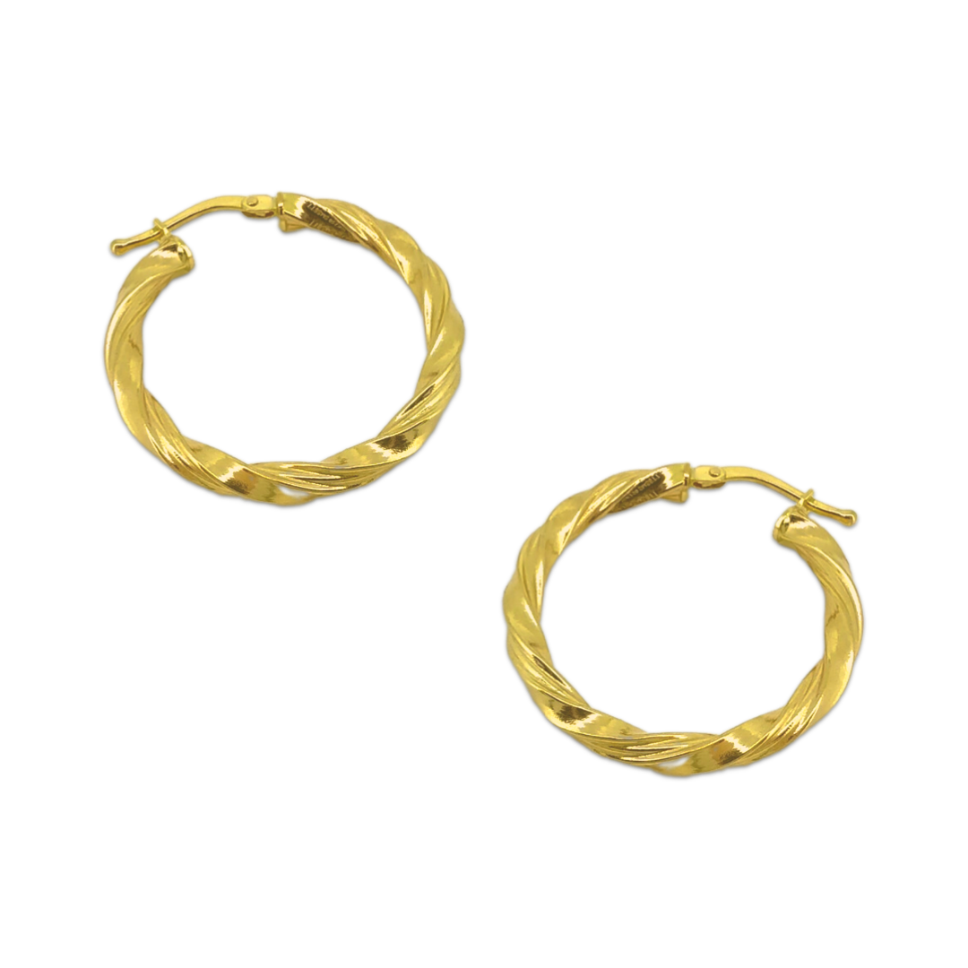 Lined Twister Hoops