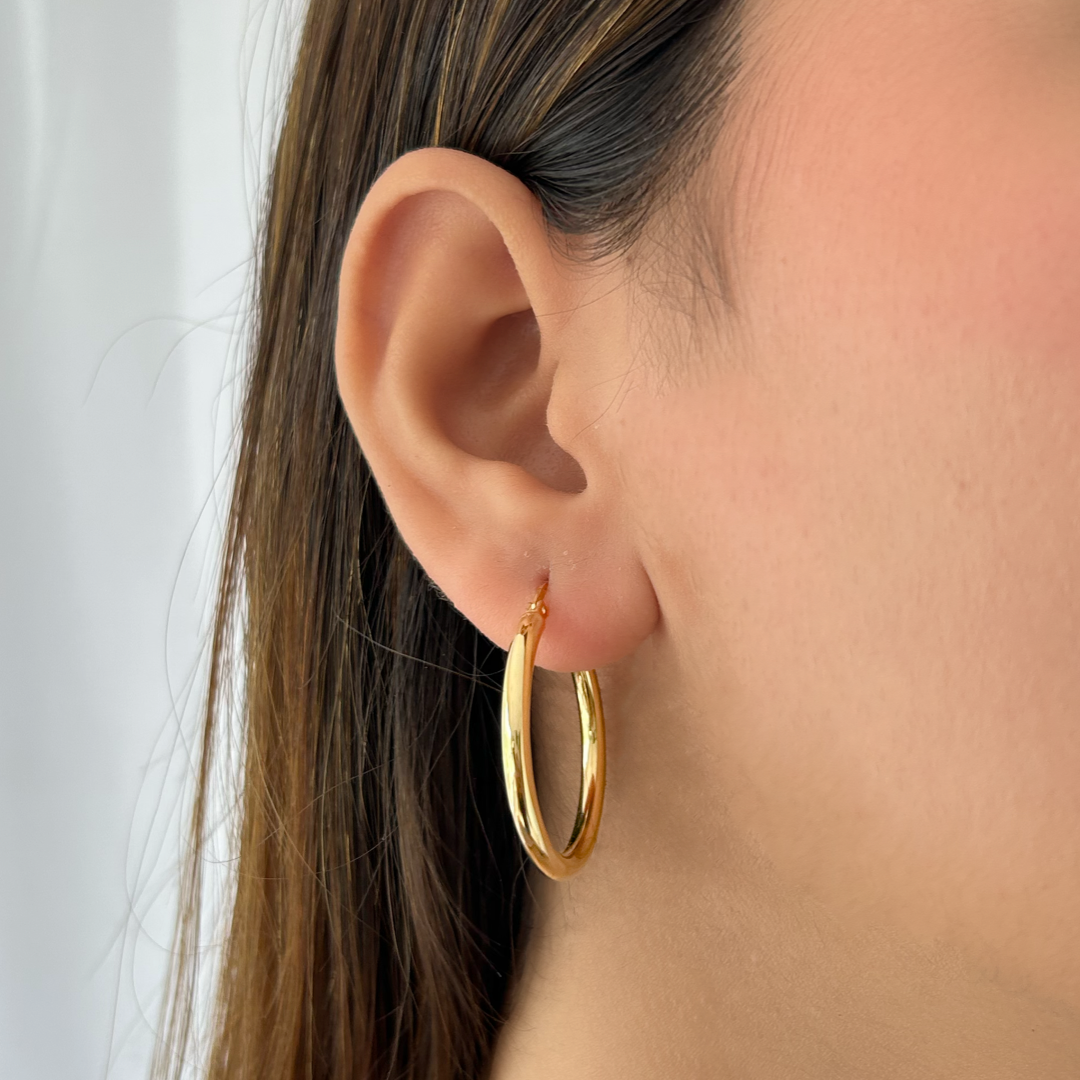 Maxi Bold Round Hoops