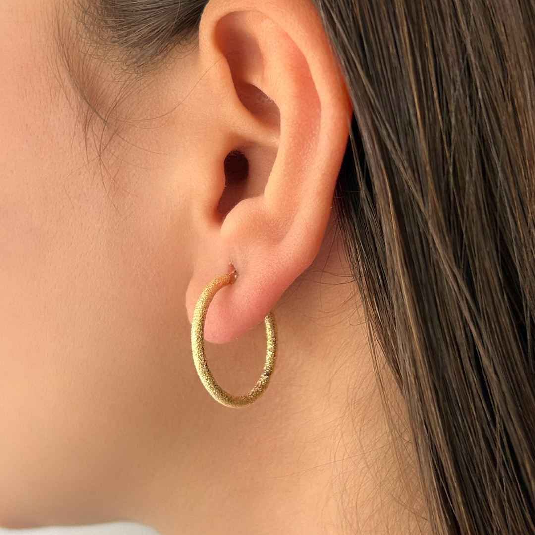 Midi Sanded Hoops