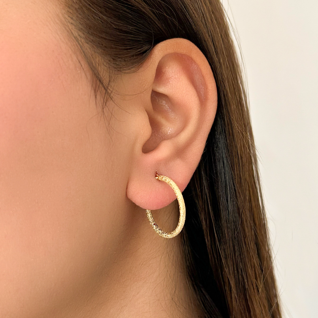 Midi Sanded Hoops