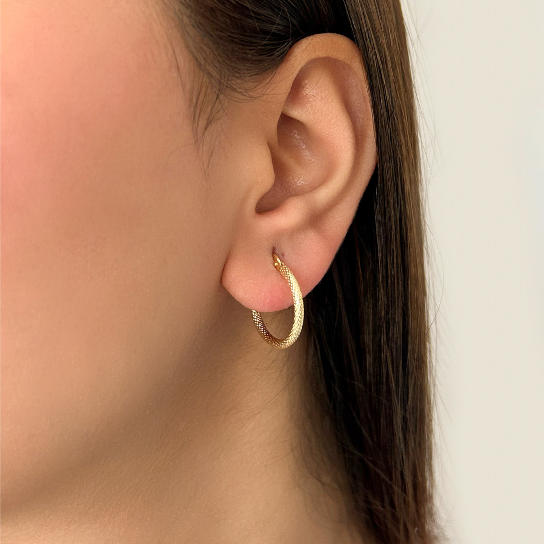 Midi Sleek Dragon Hoops