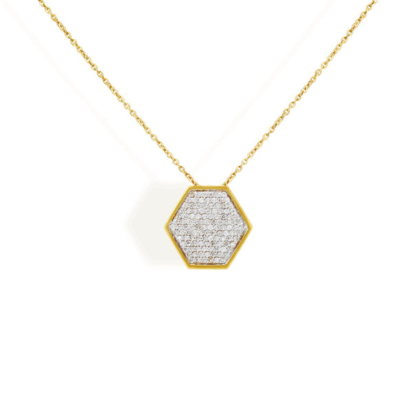 Diamond Hexa Necklace | Clearance